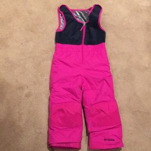 Lightly used new Ski bib 4T Columbia
